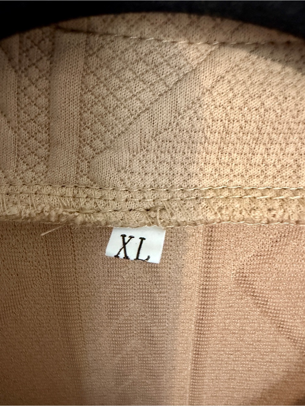 Beige Textured Knit Button-Front Jacket - Picture 5 of 8
